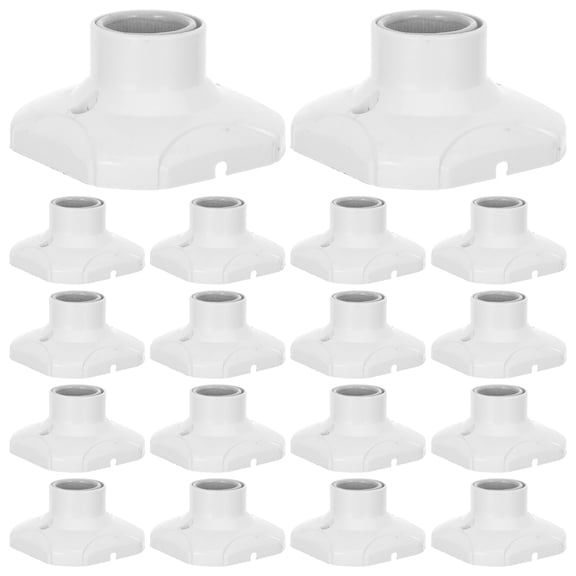 LOLIPPYY 20Pcs E27 Ceramic Light Bulb Socket Outlet for DIY Lighting Fixture Replacement