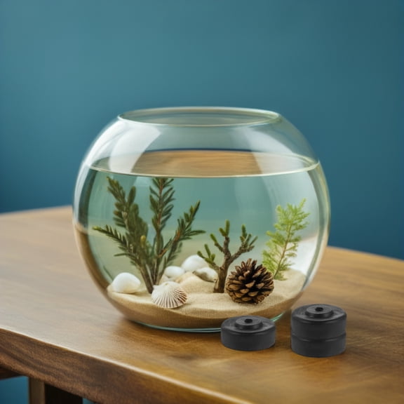 LOLIPPYY 20Pcs Fish Tank Diaphragm Replacement Silicone Air Pump Parts for Aquarium Oxygen Pump