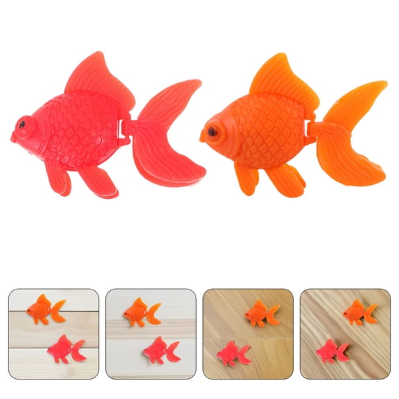 LOLIPPYY 20Pcs Floating Fake Tropical Fish Plastic Aquarium Decor with Realistic Assorted Colors for Decoration