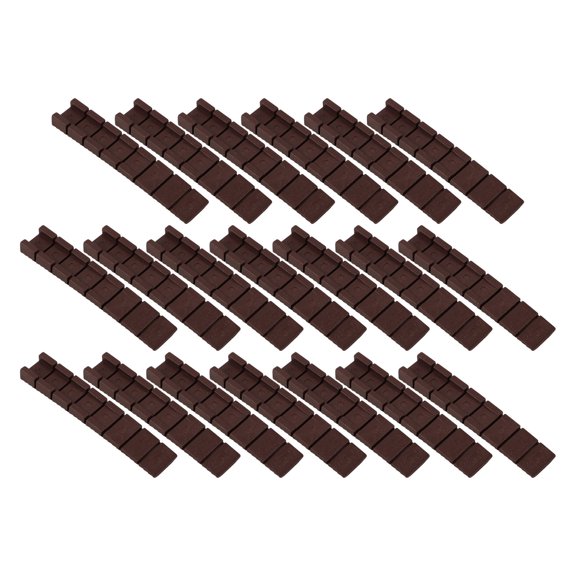 LOLIPPYY 20Pcs Furniture Leveling Shims Plastic Wedges for Secure and Balanced Furniture Placement