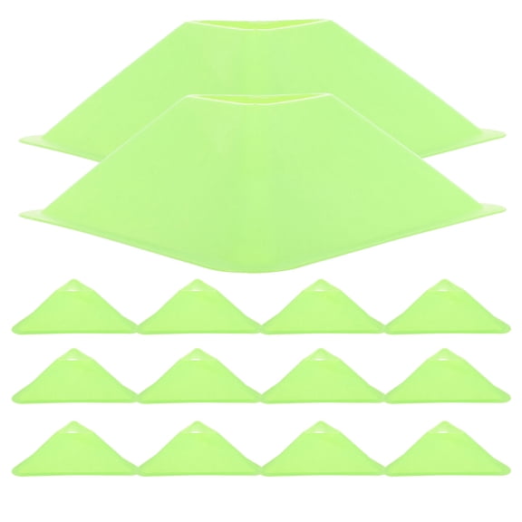 LOLIPPYY 20Pcs Green Football and Soccer Training Disc Cones for Agility Speed and Precision Drills