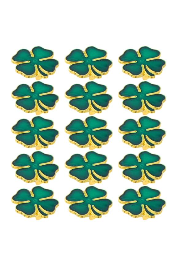 Set of 20 Green Irish Metal Pins Brooches for Formal Events and Special Occasions