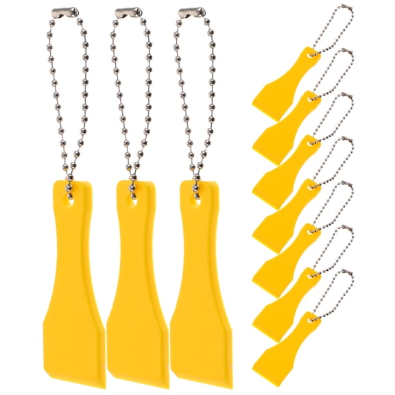 LOLIPPYY Lightweight Green Plastic Scratcher, Multi-Use Tool for Labels and Tickets, 20Pcs