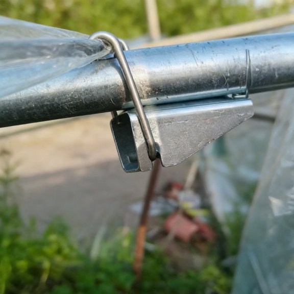 LOLIPPYY 20Pcs Greenhouse Film Clamps with Strong Locking Mechanism for Wind Resistant Garden Frames