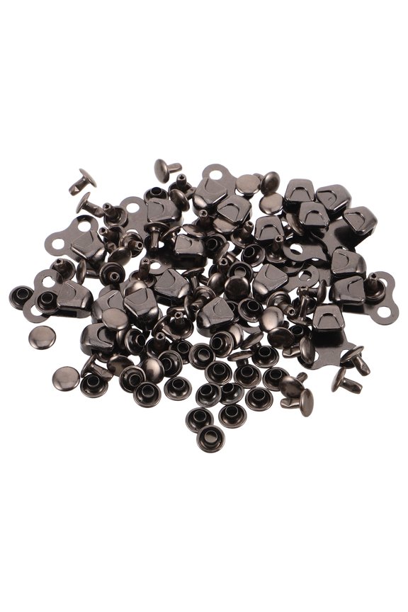 20Pcs Heavy Duty Boot Lace Buckles with Rivets for Outdoor Hiking Boot Footwear