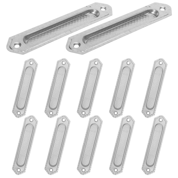 LOLIPPYY 20Pcs Hidden Stainless Steel Flush Mount Drawer Pulls for Cabinets and Wardrobes