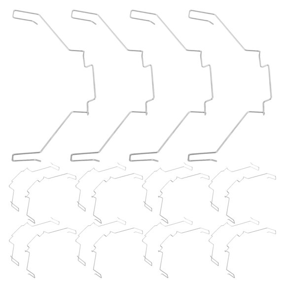 LOLIPPYY 20Pcs Metal CPU Cooler Fan Fixing Clip Universal Heatsink Fan Buckle for Computer Use