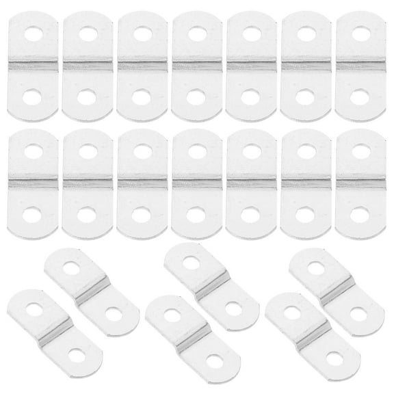 LOLIPPYY 20-Piece Metal Picture Frame Hanging Kit with Screws for Home, Gallery, and Wall Decor Use