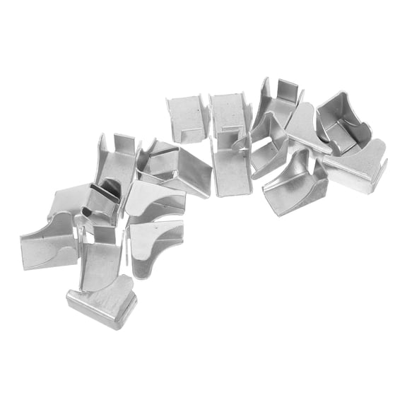 LOLIPPYY Set of 20 Metal Shelf Brackets in Iron, Heavy Duty Weight Bearing for