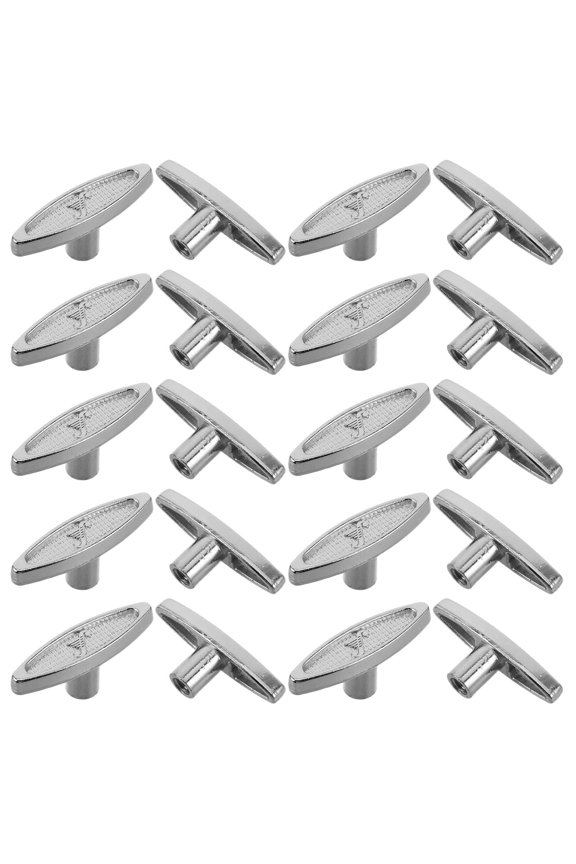 20Pcs Metal Winder T Bar Tool for Music Box Movements with Comfortable Grip and Portable Size