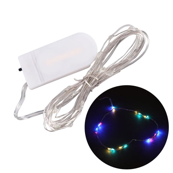 LOLIPPYY 20-Pack Multicolor LED Copper Wire String Lights for Bedroom, Patio, Party, and Outdoor Decoration