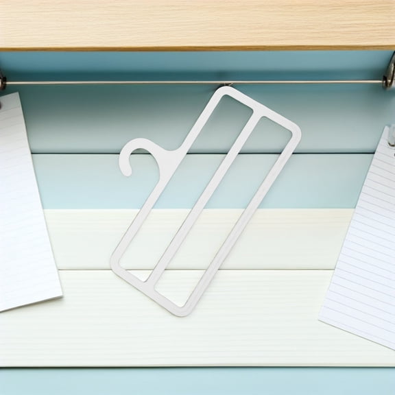 LOLIPPYY 20Pcs Multifunctional Plastic Scarf Organizer for Hanging Scarves Towels Leggings and Ties