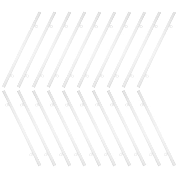 LOLIPPYY 20Pcs Transparent PVC Poster Hanging Rail Waterproof Display p for Wall Advertising