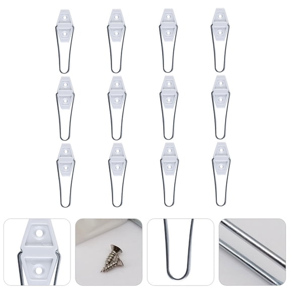 LOLIPPYY 20Pcs Photo Frame Back Supports White Multiuse Easel Board Brackets for Picture Frames