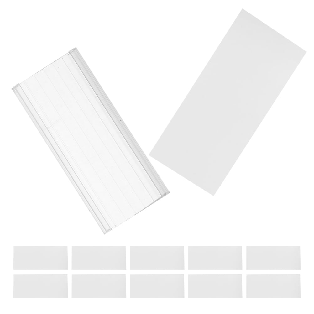 LOLIPPYY 20Pcs Plastic Shelf Label Holder Stand with Quick Assembly for ...