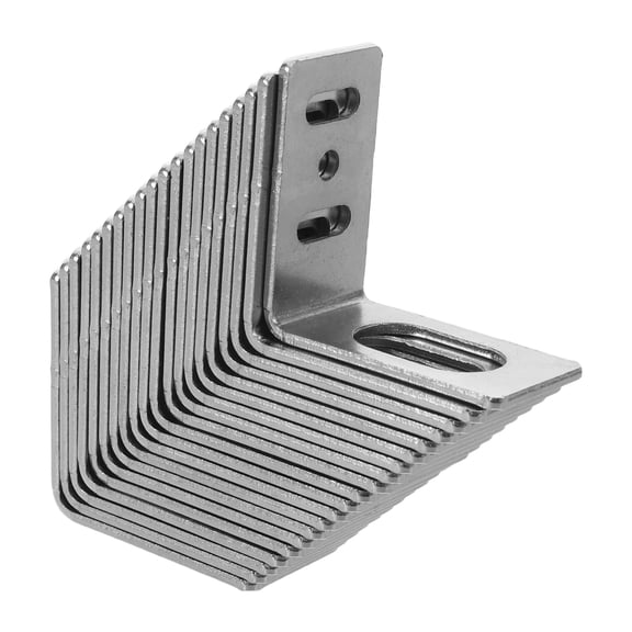 LOLIPPYY 20Pcs Plated Silver L Shaped Mounting Holder Heavy Duty Metal Bracket for 12Mm Thread Sensor
