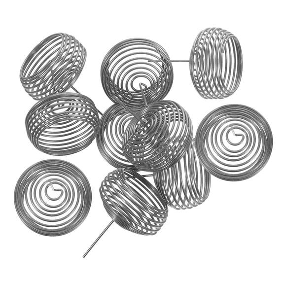 LOLIPPYY 20Pcs Plated Silver Stainless Steel Fertilizer Box for Orchids and Potted Plants with Durable Design