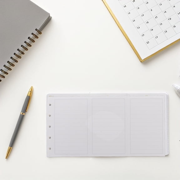 LOLIPPYY 20Pcs Pocket Note Pad Refills White Lined Paper for Refillable Journal Office Use