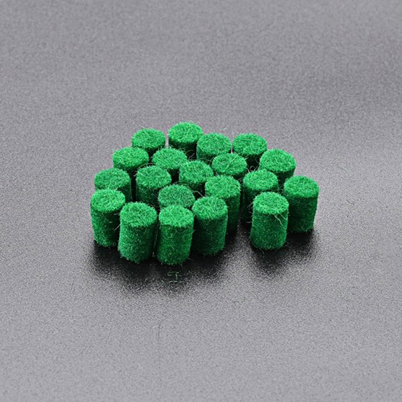LOLIPPYY 20Pcs Portable Felt Pad Sax Accessories Dark Green Stable Musical Instrument Parts