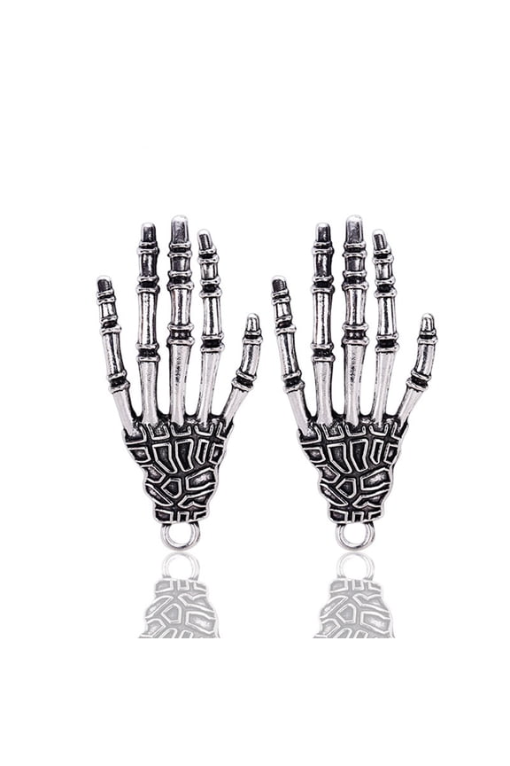 20 Pieces Premium Alloy Skeleton Pendants for Crafts, Clothing Accessories, and Versatile Charms