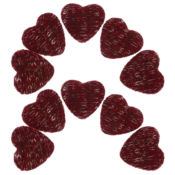 LOLIPPYY 20Pcs Red Large Heart Buttons for Sewing Jacket Blouse Craft Replacement Buttons