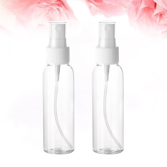 LOLIPPYY 20Pcs Reusable White Plastic Spray Bottles Compact and Lightweight for Travel Storage