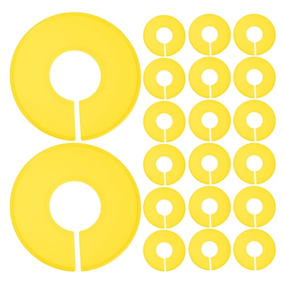 LOLIPPYY 20Pcs Round Plastic Clothing Size Dividers Lightweight Clothes Separators for Closets