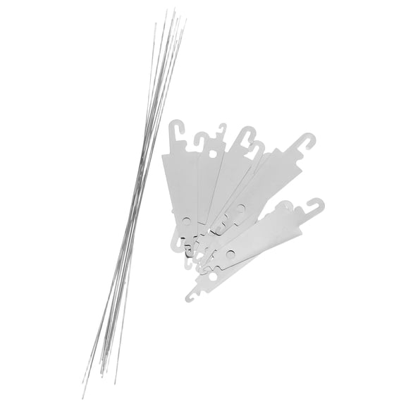 LOLIPPYY 20Pcs Sewing Needle Threading Tool Metal Needle Threaders for Hand Sewing Crafts Silver