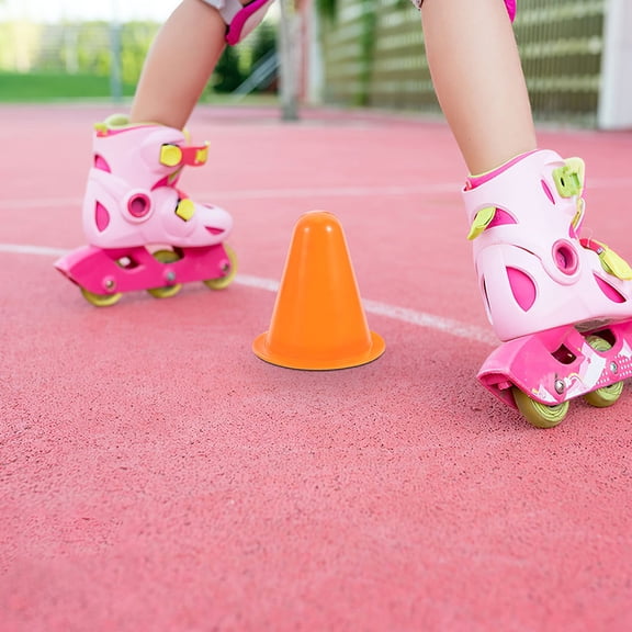 LOLIPPYY 20Pcs Small Plastic Agility Cones for Roller Skating Training and Outdoor Exercises