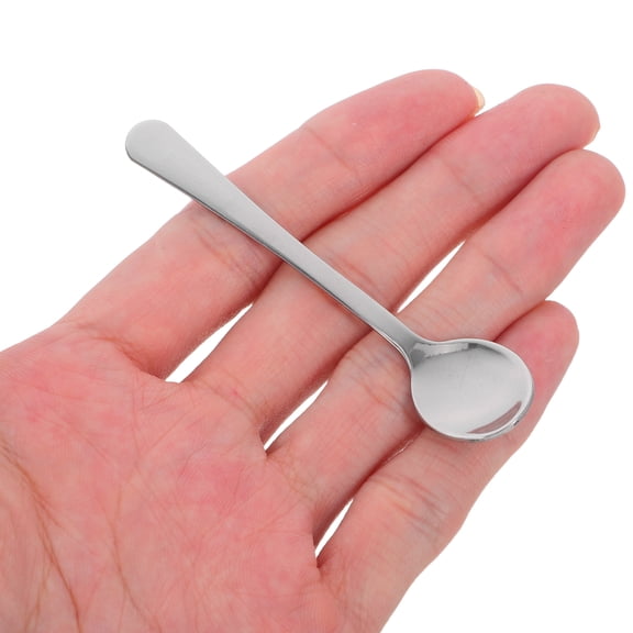 LOLIPPYY Set of 20 Small Stainless Steel Dessert and Condiment Spoons, Kitchen and Dining Flatware