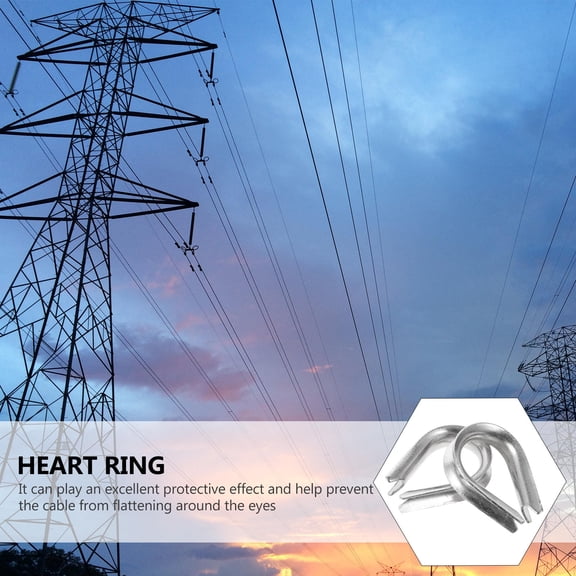 LOLIPPYY 20 Pieces Stainless Steel Wire Rope for Heavy Duty Use, Cable Hardware