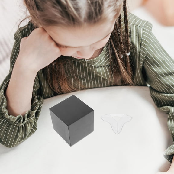 LOLIPPYY 20Pcs Transparent Plastic Triangle Cube Stand Stable Tripod Base for Puzzle Cube Display and Collection