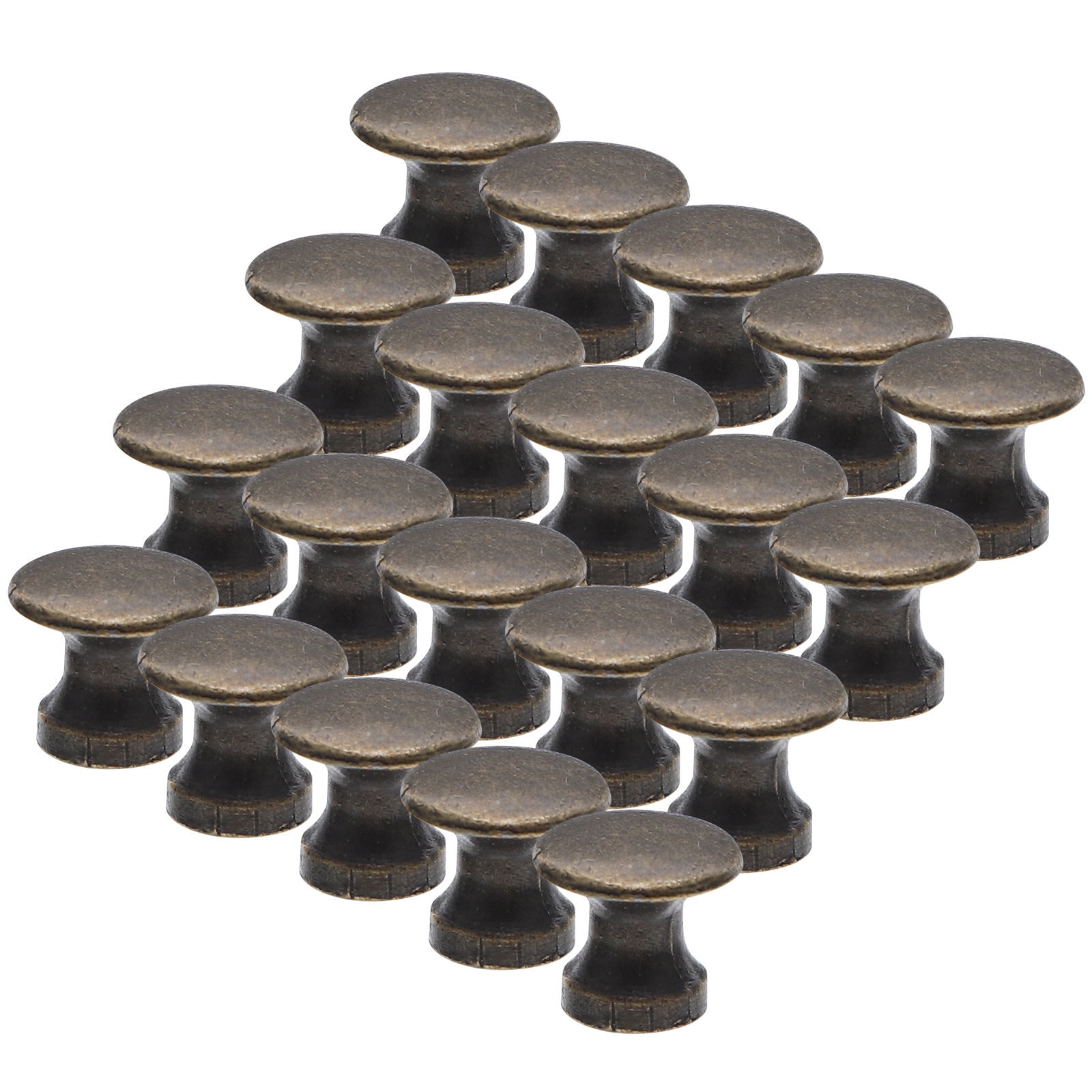 LOLIPPYY 20Pcs Vintage Style Metal Cabinet Handles Single Hole Drawer ...