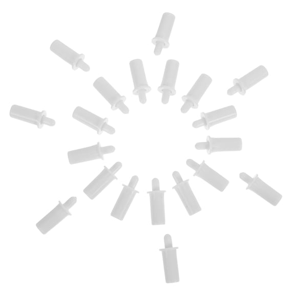 LOLIPPYY 20Pcs White Spring Retainer Pins for Blinds Replacement and Shutter Repair Accessories