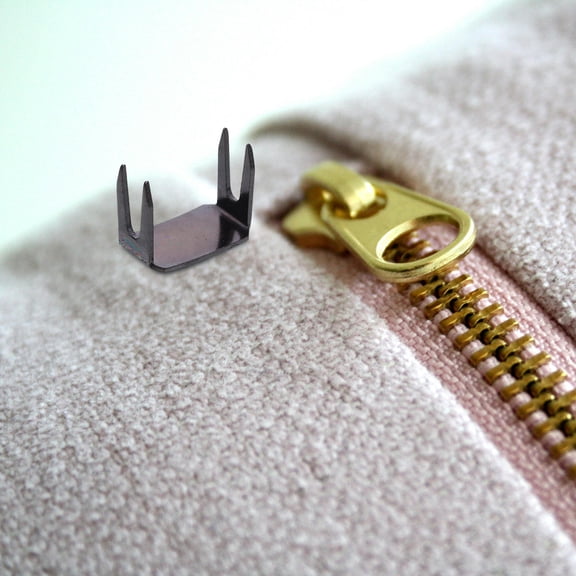 LOLIPPYY 20-Piece Zipper Slider Repair Kit with Copper Stops for Jackets, Bags, and Outdoor Gear