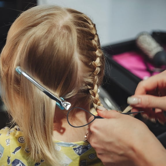 LOLIPPYY 20Set Black Hair Extension Loop Needle for Braiding and Styling Hair At Home and School