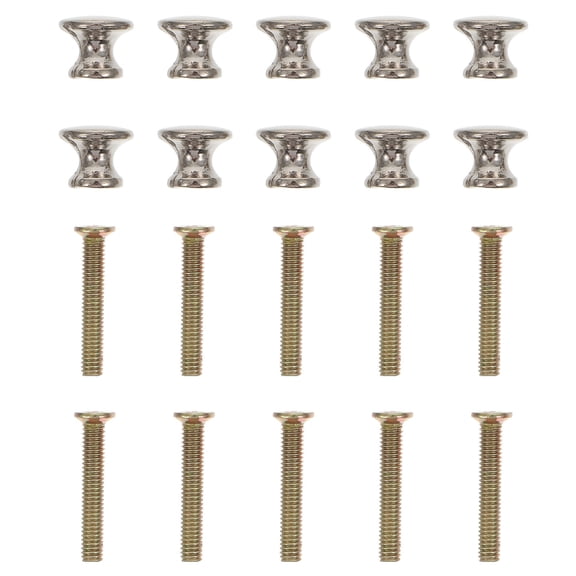 LOLIPPYY 20 Sets Vintage Style Alloy Cabinet Drawer Knobs and Handles, Plated Hardware for Furniture