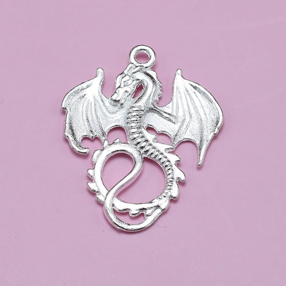 LOLIPPYY 20pcs Bright Alloy Pendant Charms for Jewelry Making, Necklace and Bracelet Accessories