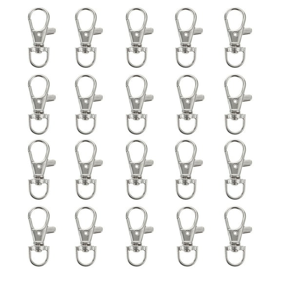 LOLIPPYY 20pcs Bird Stainless Steel Locks Pet Bird Cage Door Buckle Lock