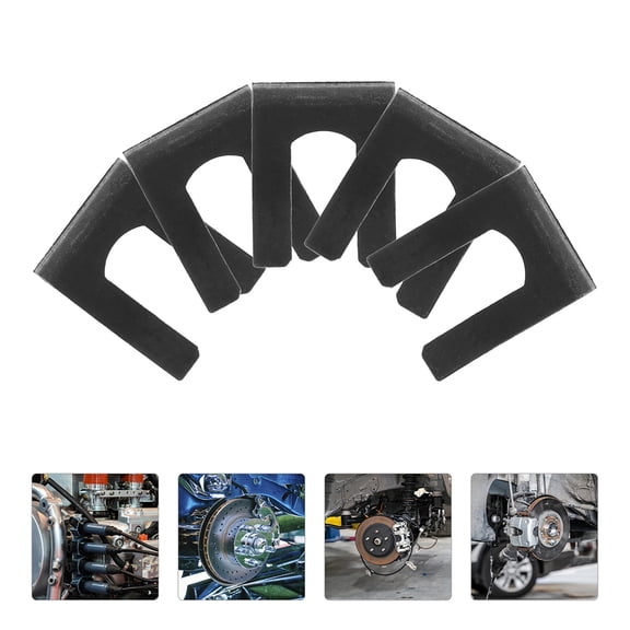 LOLIPPYY 20pcs Brake Hose Retainer Metal U Shaped Clip For Vehicle Maintenance Motorcycles