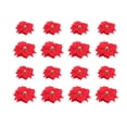 thumbnail image 1 of LOLIPPYY 20pcs Christmas Flower Pendant Ornaments, Artificial Hanging Decorations for Holiday, Wedding, Party, Small & Large Sizes, 1 of 7