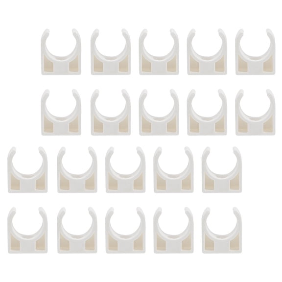 LOLIPPYY 20pcs Electric Motor Clamps White with Motor Brackets for Small Motors