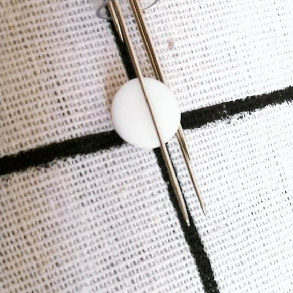 LOLIPPYY 20pcs Embroidery Needles Light Grey Stitching Tools for DIY Projects and Arts