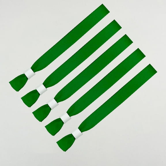 LOLIPPYY 20pcs Events Fabric Wristbands: Cloth Bracelets for Concerts Club Entrances - Blank Colored Wristbands for Crowd Management