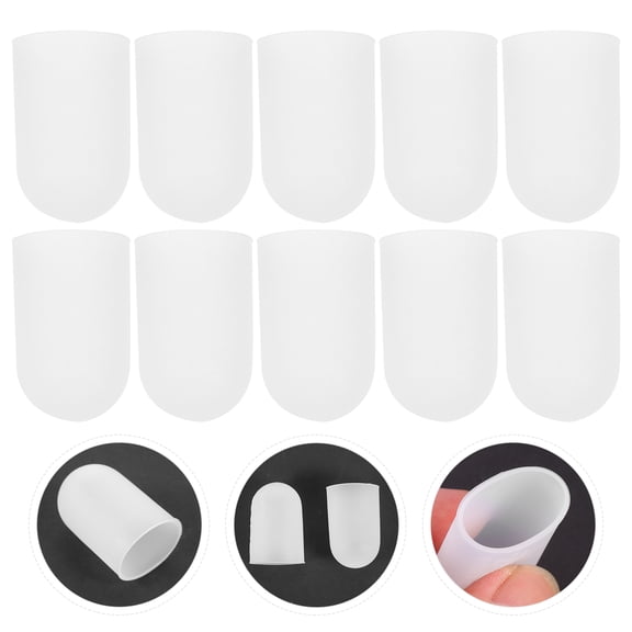LOLIPPYY 20pcs Food Safe Finger Protectors for Cooking Scalding Non Slip Sleeves Reusable Kitchen Safety for Family Use