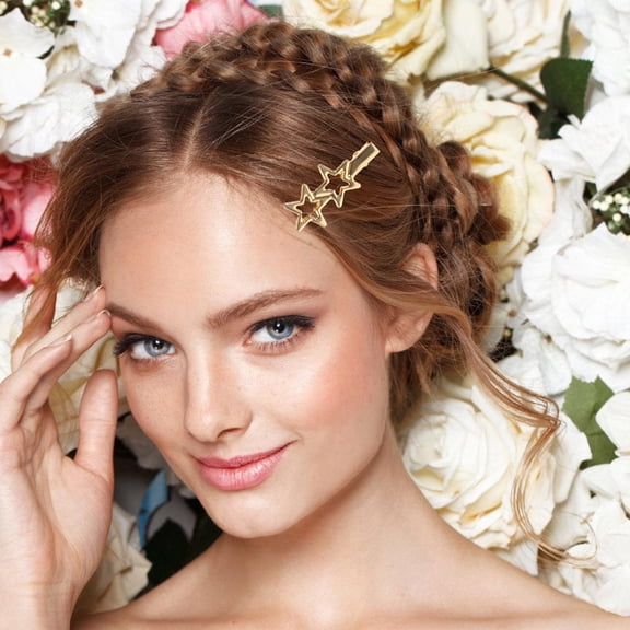 LOLIPPYY 20pcs Hair Barrettes for Girls Star Hair Clips Holding Hair Everyday Look