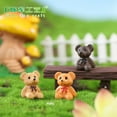 thumbnail image 1 of LOLIPPYY 20pcs Mini Bear Figurines Cute Animal Statues for Tiny Landscape Ornaments Miniature Bear Cake Decorations Dollhouse, 1 of 7