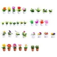 thumbnail image 1 of LOLIPPYY 20pcs Miniature Flowers: Mini Resin Potted Plants Figurines - Lifelike Miniature Dollhouse Accessories For Indoor Decoration Diy Micro Landscape, 1 of 6