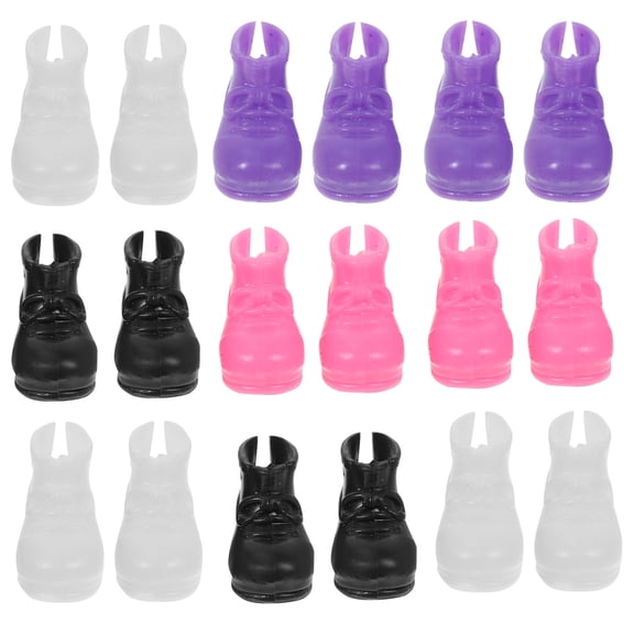 LOLIPPYY 20pcs Miniature Shoes Plastic Decoration for Home Decoration Accessories