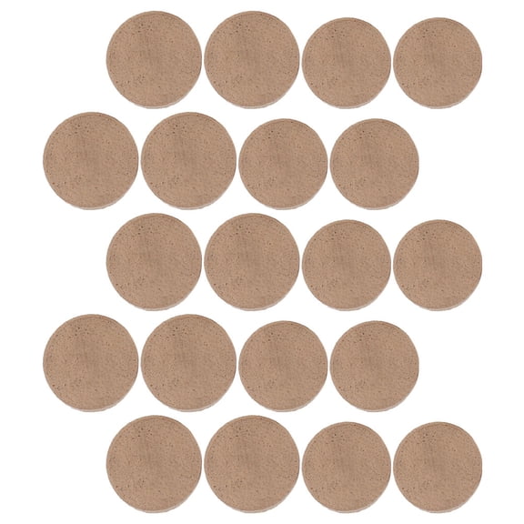 LOLIPPYY 20pcs Brown Pool Cue Tips Kit for Billiard Games, Material with Easy Installation